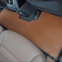 Коврики текстильные на Kia Sorento III Prime 3 ряда (2014-2020)