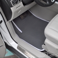 Коврики текстильные на Chevrolet Captiva рестайл 3 ряда (2011-2016)