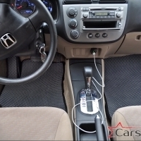 Двухслойные коврики EVA на Honda Civic VI 4D седан (1995-2001)