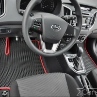 Двухслойные коврики EVA на Hyundai Creta I (2016-2021)