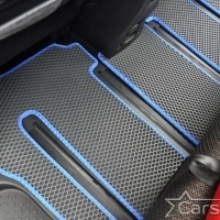 Двухслойные коврики EVA на Nissan Serena IV C26 пр.руль (2010-2016)