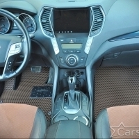 Двухслойные коврики EVA на Hyundai Santa Fe III 3 ряда (2012-2018)