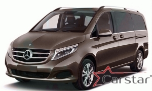 Mercedez-Benz V-klasse II W447 (2 ряд - 3 места без столика) (2014->)