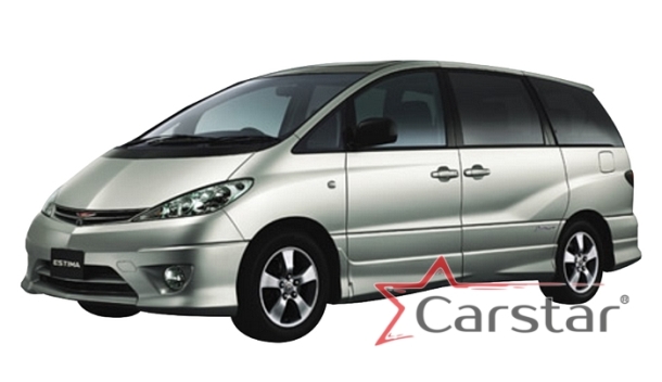 Двухслойные коврики EVA для Toyota Estima II пр.руль (2000-2006)